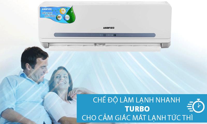 Máy lạnh 1hp rẻ nhất Asanzo 1HP S09N66 công nghệ làm lạnh nhanh