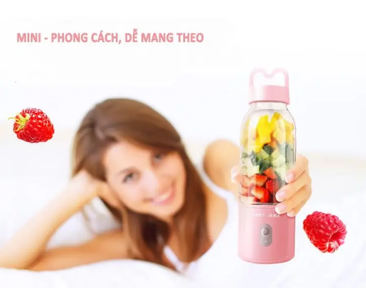Máy xay sinh tố sạc pin cầm tay Meet Juice tiện dụng giá rẻ