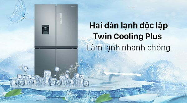 Tủ lạnh Samsung 4 cánh multidoor rf48a4010b4-sv