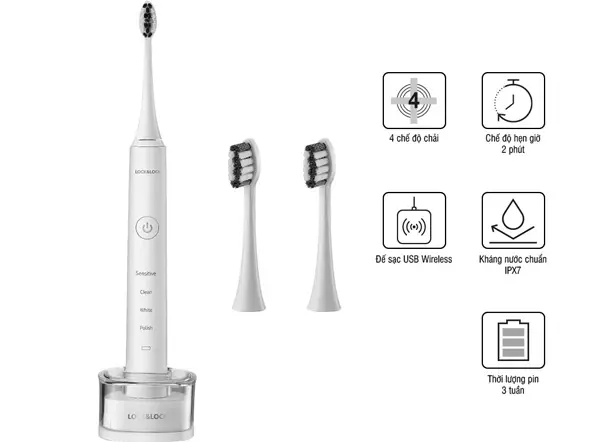 Bàn chải điện Lock&lock ENR346BLK có tốt không