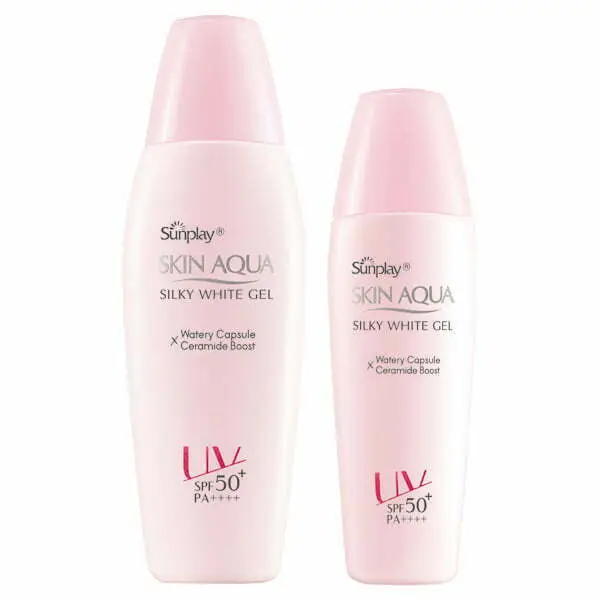 Gel chống nắng hóa học Sunplay Skin Aqua Silky White Gel lành tính