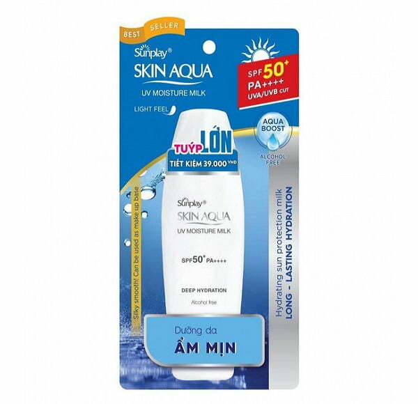 Sữa chống nắng dành cho da khô Sunplay Skin Aqua UV Moisture Milk SPF50+, PA++++