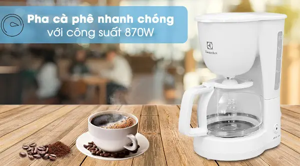 Máy pha cafe mini Electrolux ECM1303W chính hãng