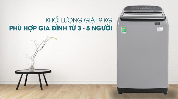 Máy giặt cửa trên Samsung WA90T5260BY/SV