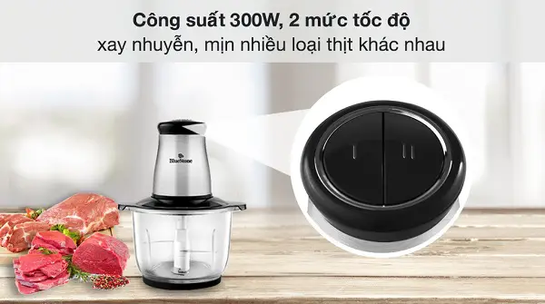 Máy xay thịt 2 lưỡi kép Bluestone CHB-5139 (2L)