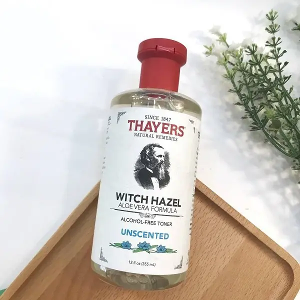 Toner da dầu mụn Thayer Witch Hazel Aloe Vera Formula Alcohol