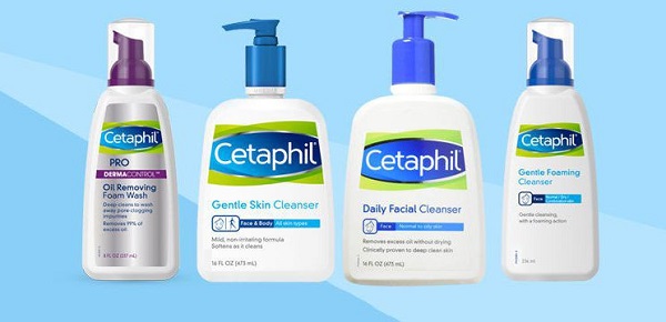 Các dòng sản phẩm sữa rửa mặt Cetaphil