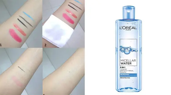 Nước tẩy trang Loreal loại bỏ lớp trang điểm dễ dàng