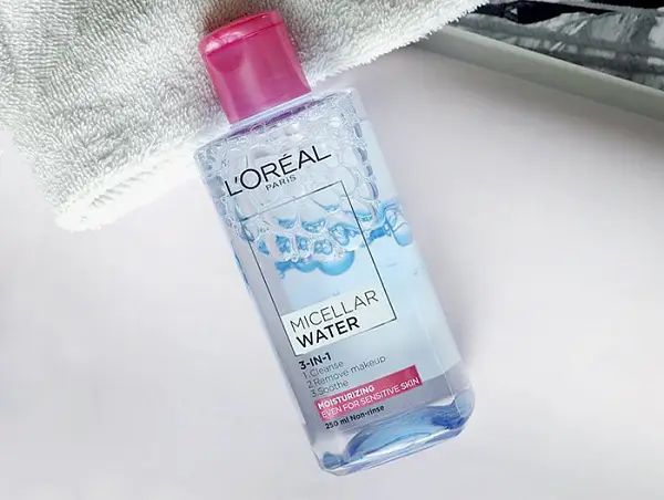 Nước tẩy trang 3-trong-1 L'Oreal Paris Micellar Water màu hồng