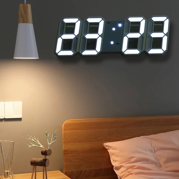 Đồng hồ LED 3D treo tường thông minh TN828 Smart Clock