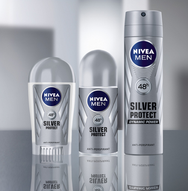 Lăn khử mùi nam NIVEA MEN Silver Protect Phân Tử Bạc