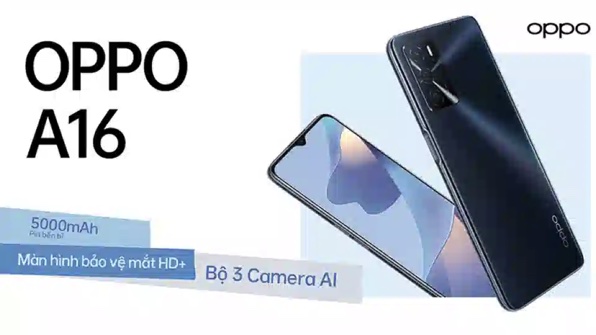Điện thoại OPPO A16 cấu hình tốt với giá cực thơm
