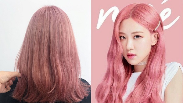 Màu tóc hồng baby sành điệu