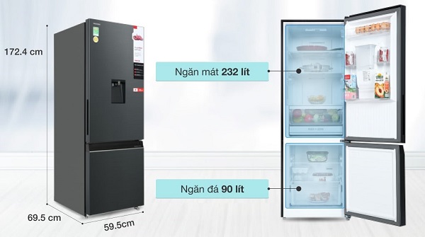 Tủ lạnh Toshiba Inverter GR-RB405WE-PMV(06)-MG